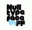 NULL Free Font