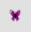 Descargar Flapping Purple Butterfly Cursor 
