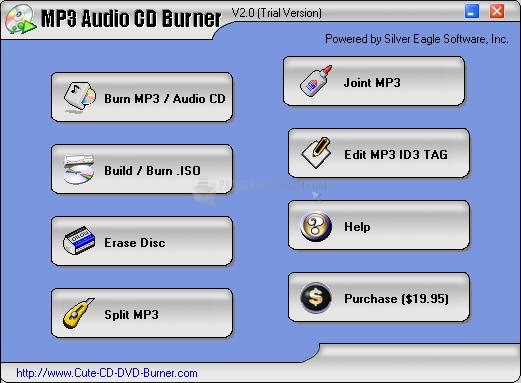 Silicio seno amanecer 🌟 Descargar MP3 Audio CD Burner 3.3 Gratis para Windows