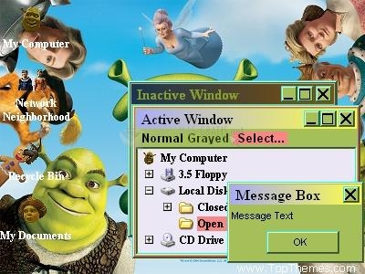 Pantallazo Shrek II Theme