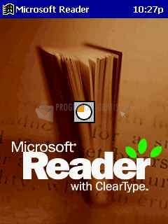 Pantallazo Microsoft Reader (English)