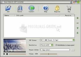 Pantallazo Easy Video to 3GP Converter