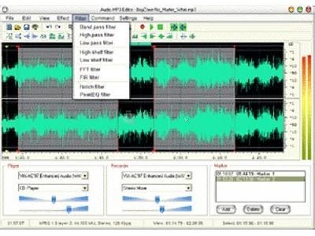 Pantallazo Audio MP3 Editor