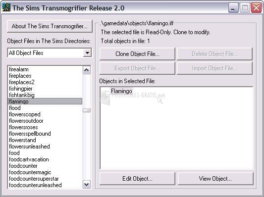 Pantallazo The Sims Transmogrifier Beta