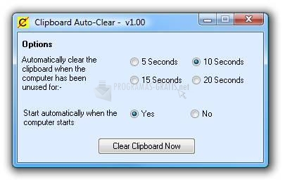 Pantallazo Clipboard Auto-Clear