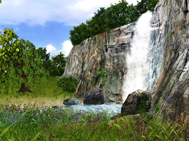 Pantallazo 3D Waterfall Screensaver