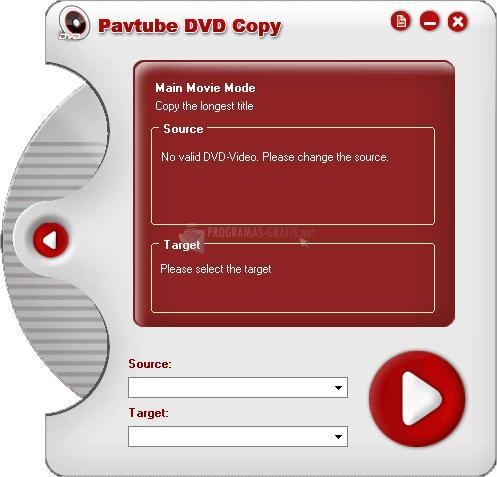 Pantallazo Pavtube DVD Copy