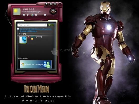 Pantallazo Iron Man Skin for Messenger