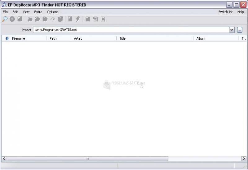 Pantallazo EF Duplicate MP3 Finder