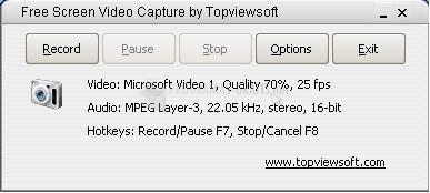 Pantallazo Topviewsoft Screen Video Capture
