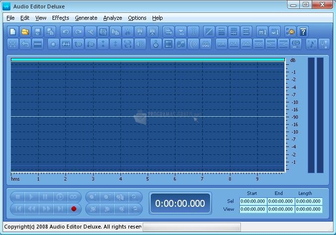 Pantallazo Audio Editor Deluxe
