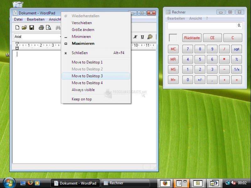 Pantallazo WindowsPager