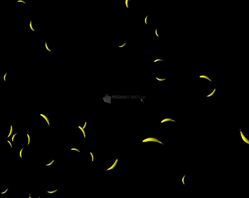 Pantallazo Bananas in Space Screensaver