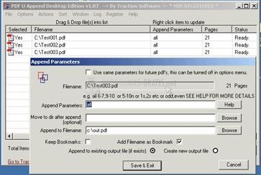 Pantallazo PDF U Append Desktop Edition