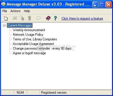 Pantallazo Message Manager Deluxe