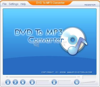 Pantallazo DVD To MP3 Converter