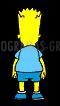Pantallazo Trasero de Bart Simpson