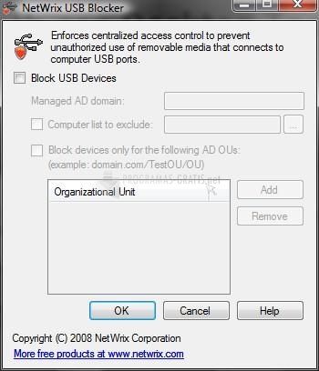 Pantallazo NetWrix USB Blocker