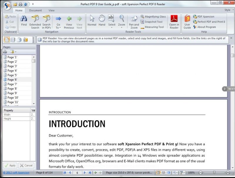 Pantallazo Perfect PDF Reader