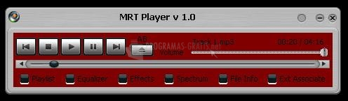 Pantallazo MRT Player
