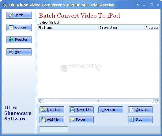 Pantallazo Ultra Video To iPod