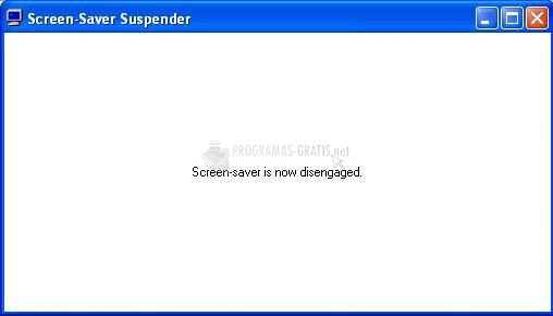 Pantallazo Screen-saver Suspender