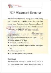 Captura PDF Watermark Remover