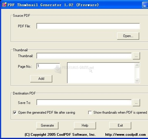 Pantallazo PDF Thumbnail Generator