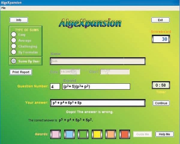 Pantallazo AlgeXpansion