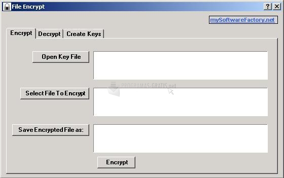 Pantallazo File Encrypt