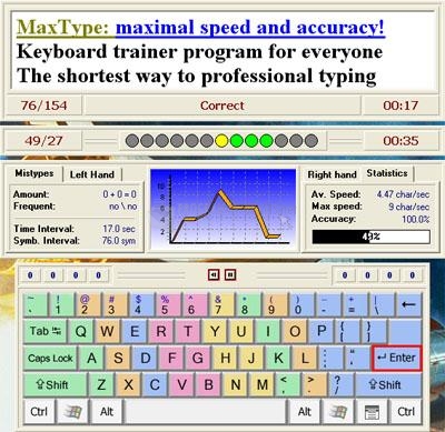 Pantallazo Maxtype Lite Typing Tutor