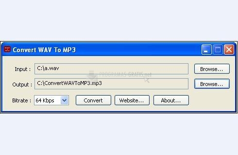 Pantallazo Convert WAV To MP3