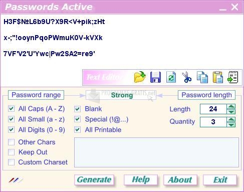 Pantallazo Passwords Active