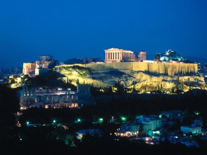 Pantallazo Atenas de noche