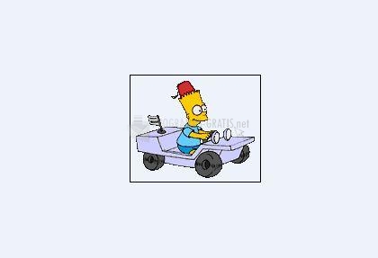 Pantallazo Bart conduciendo