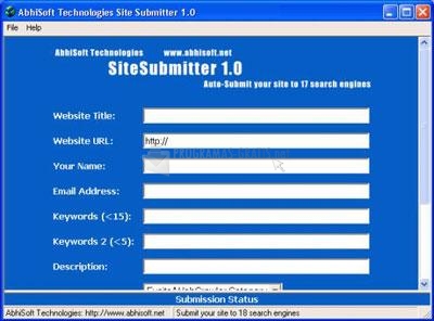 Pantallazo Site Submitter