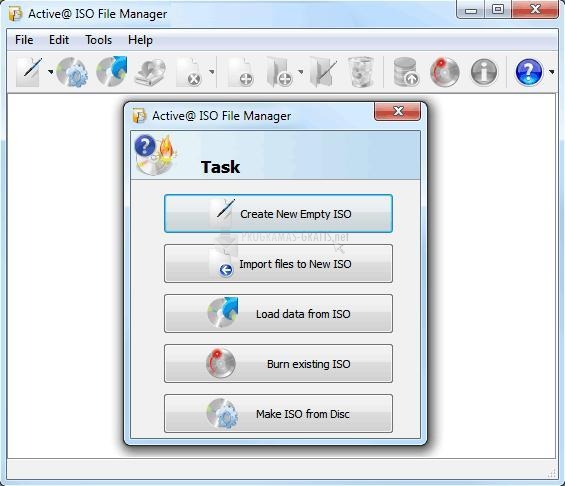 Pantallazo Active@ ISO File Manager