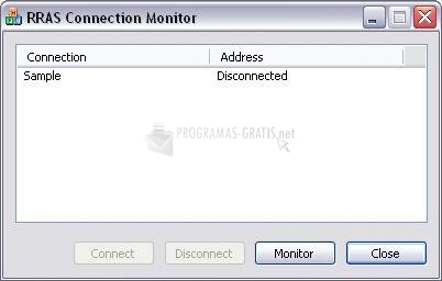 Pantallazo Routing and RAS Connection Monitor