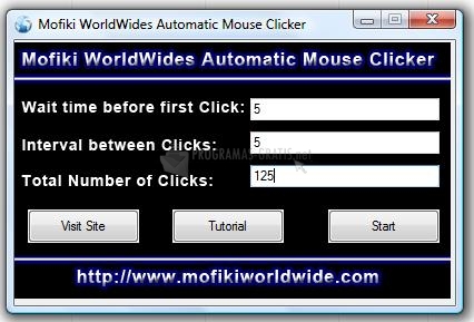 Pantallazo Automatic Mouse Clicker