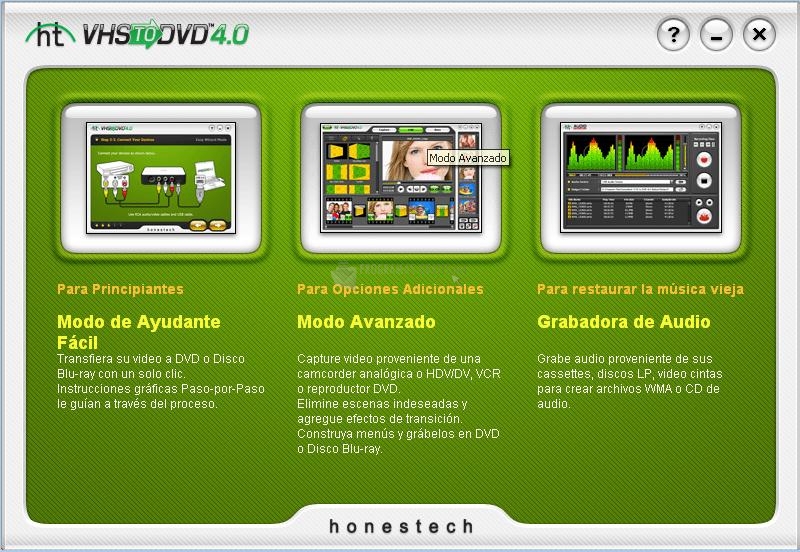 honestech vhs to dvd 3.0 deluxe software download