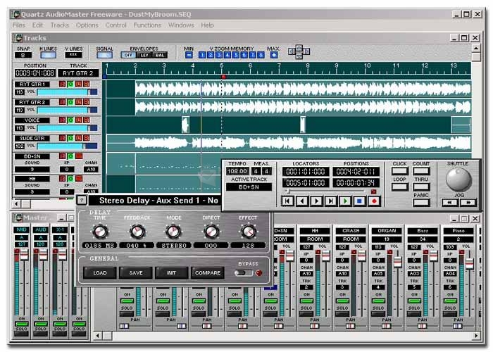Pantallazo Quartz AudioMaster Freeware