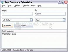 Pantallazo Ace Currency Calculator