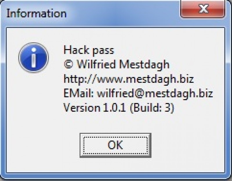 Pantallazo Hack Password