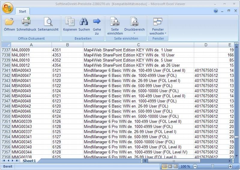 ? Descargar Excel Viewer 2007 Gratis para Windows