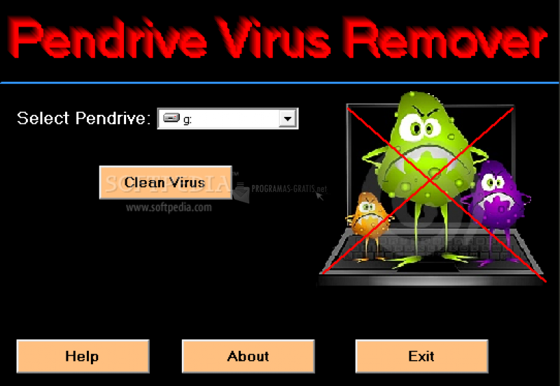 Pantallazo Pendrive Virus Remover
