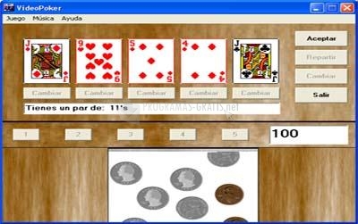 Pantallazo Video Poker en Español
