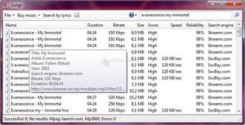 Indomable Tendencia Rezumar 💿 Descargar Songr Portable 1.9.58 Gratis para Windows