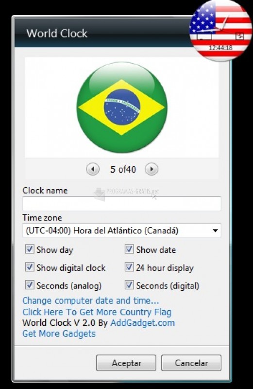 world clock download digital world clock gadget windows 7