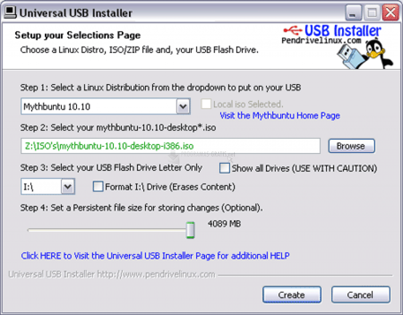 universal usb installer.