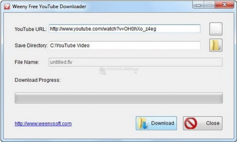 Pantallazo Free Video YouTube Downloader